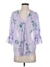 Cinq à Sept 100% Polyester Purple 3/4 Sleeve Blouse Size XS - photo 1