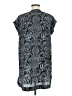 H&M 100% Polyester Paisley Gray Black Casual Dress Size 6 - photo 2