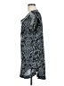 H&M 100% Polyester Paisley Gray Black Casual Dress Size 6 - photo 5