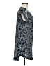 H&M 100% Polyester Paisley Gray Black Casual Dress Size 6 - photo 4