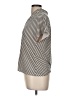 H&M Stripes Silver Short Sleeve Blouse Size M - photo 5