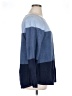 Karen Scott 100% Cotton Color Block Blue Pullover Sweater Size XL - photo 4