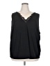 H&M 100% Polyester Black Sleeveless Blouse Size 3X - photo 1