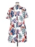 Rumia Tropical White Casual Dress Size 3X (tall) - photo 2