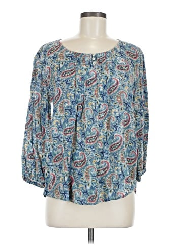 Lauren Jeans Co. 3/4 Sleeve Blouse (view 1)