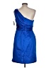 David's Bridal 100% Polyester Blue Cocktail Dress Size 12 - photo 2