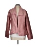 Chico's 100% Silk Metallic Pink Jacket Size Lg (2) - photo 1