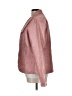 Chico's 100% Silk Metallic Pink Jacket Size Lg (2) - photo 5
