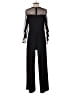 R&M Richards Solid Black Jumpsuit Size 8 - photo 2