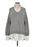 Brochu Walker Gray Wool Pullover Sweater Size M - photo 1