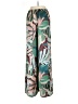 MNG 100% Recycled Polyester Tropical Green Casual Pants Size S - photo 2