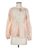 Free People Pink Long Sleeve Blouse Size XS - photo 1