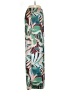 MNG 100% Recycled Polyester Tropical Green Casual Pants Size S - photo 4