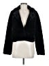 Camellia 100% Polyester Black Faux Fur Jacket Size M - photo 1