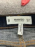 Mango Solid Blue Jeans Size 4 - photo 4