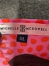 Michelle McDowell 100% Polyester Hearts Pink Short Sleeve Blouse Size XL - photo 7