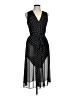 Anne Klein 100% Polyester Polka Dots Black Cocktail Dress Size 6 - photo 1