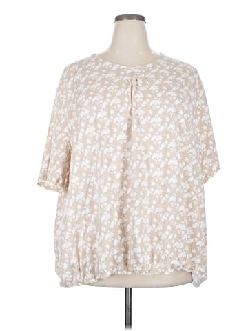 Ulla Popken 3/4 Sleeve T-Shirt (view 1)