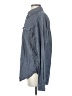 Gap Chevron-herringbone Blue Long Sleeve Button-Down Shirt Size S - photo 5