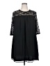 AUW 100% Polyester Black Casual Dress Size 2X - photo 1