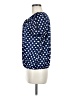 Star Vixen Polka Dots Blue Short Sleeve Blouse Size M - photo 5