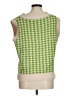Assorted Brands 100% Polyester Houndstooth Green Sweater Vest Size M - photo 2