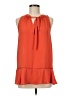 Mossimo 100% Polyester Orange Sleeveless Blouse Size M - photo 1