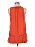 Mossimo 100% Polyester Orange Sleeveless Blouse Size M - photo 2