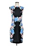 Madison Leigh Graphic Blue Cocktail Dress Size 6 - photo 1