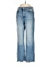 Zara Hearts Blue Jeans Size 2 - photo 1