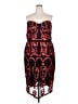 City Chic 100% Polyester Red Cocktail Dress Size 22 Plus (XL) - photo 1