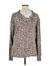Above and Beyond Animal Print Tan Pullover Sweater Size 2X - photo 2