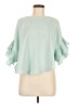 Akira Green 3/4 Sleeve Blouse Size M - photo 1