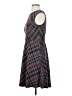 Wisp Argyle Gray Casual Dress Size 4 - photo 5