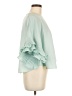 Akira Green 3/4 Sleeve Blouse Size M - photo 4