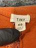 Tiny 100% Cotton Orange Short Sleeve Turtleneck Size XS - photo 7
