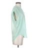 Rory Beca 100% Polyester Teal Short Sleeve Blouse Size S - photo 4