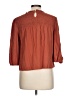 Roolee 100% Rayon Brown 3/4 Sleeve Blouse Size L - photo 2
