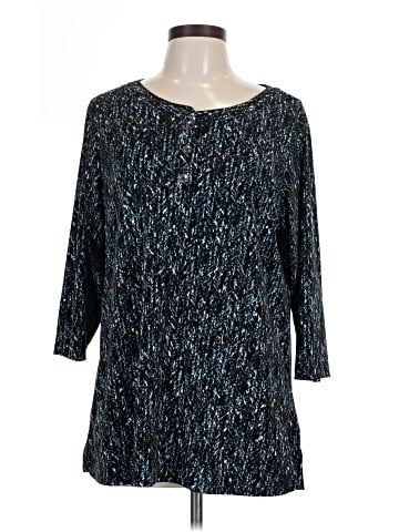 Christopher & Banks 3/4 Sleeve Blouse (view 1)