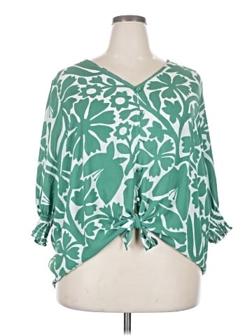Hope & Harlow 3/4 Sleeve Blouse (view 1)