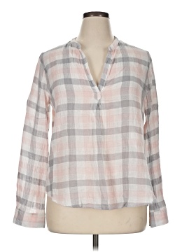 Three Dots Long Sleeve Blouse