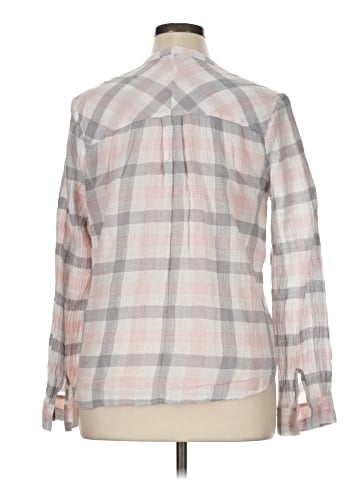 Three Dots Long Sleeve Blouse (view 2)
