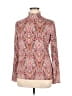 Tahari Paisley Pink Long Sleeve Blouse Size XL - photo 1