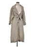 BB Dakota 100% Linen Gray Trenchcoat Size 1 - photo 1