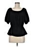 Nine West Black Short Sleeve Blouse Size M - photo 1