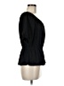 Nine West Black Short Sleeve Blouse Size M - photo 4