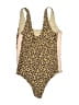 STANCE Animal Print Gold Bodysuit Size L - photo 2