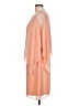Ignite Evenings 100% Polyester Solid Orange Casual Dress Size 10 - photo 5
