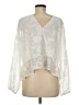 Ann Taylor LOFT Outlet 100% Polyester Ivory Long Sleeve Blouse Size M - photo 2