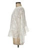 Ann Taylor LOFT Outlet 100% Polyester Ivory Long Sleeve Blouse Size M - photo 5